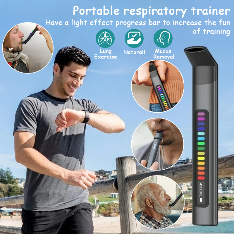 Yoga Of Fitness - Electronic Breathing Trainer Respiratory Tester Running