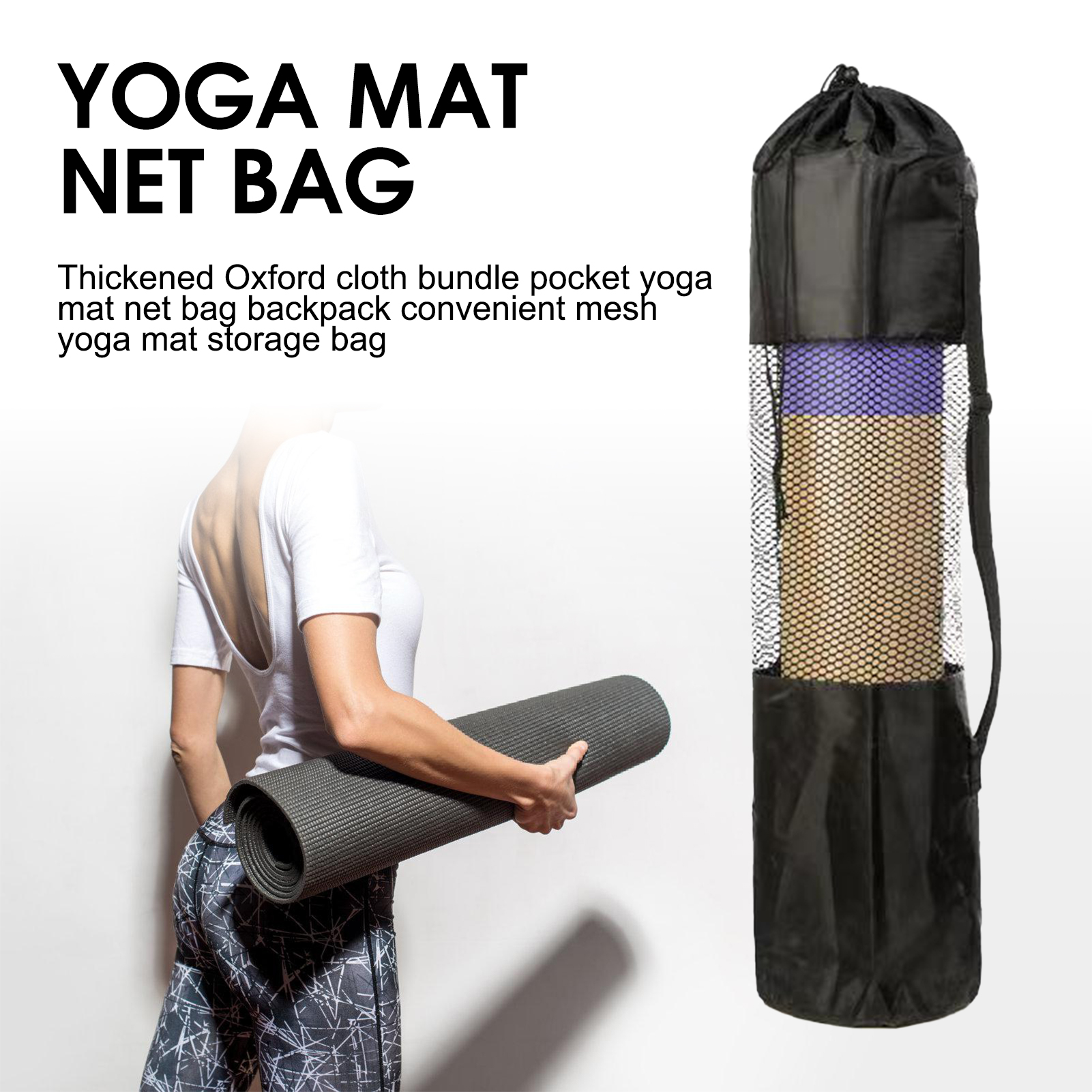 Yoga Y Fitness - Yoga Mat Bag with Mesh Window
