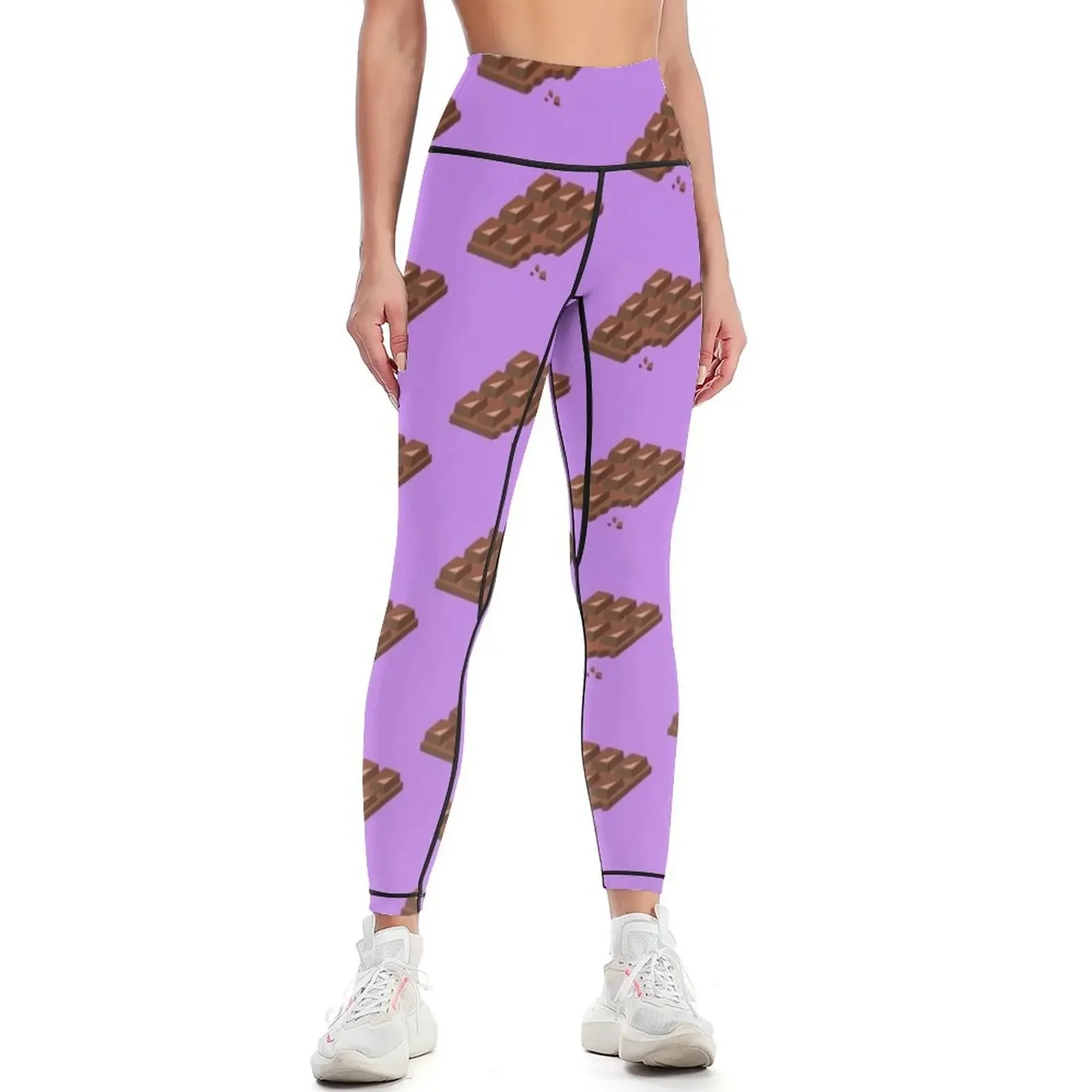 Yoga Fitness Bar - Chocolate bar Leggings for physical Fitness