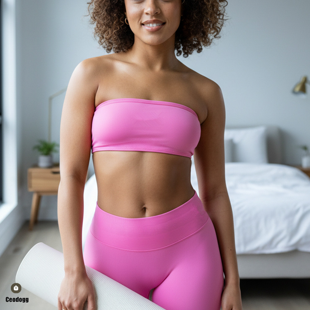 Yoga Fitness Youtube - Nologo DDmpact Bandeau Gym Wear Women