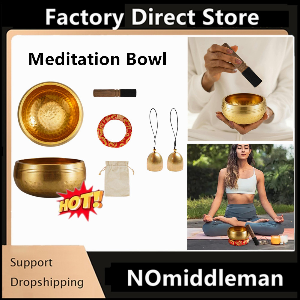 Yoga Y Fitness - 1Set Singing Bowl Set Meditation Yoga