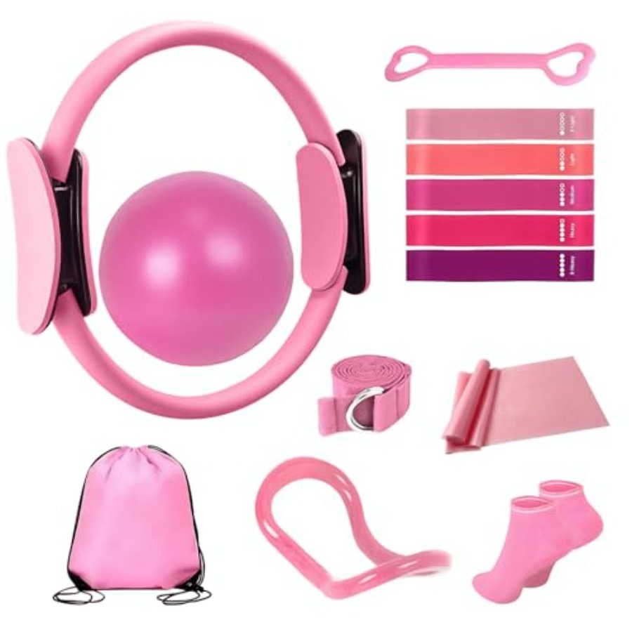 Pilates Ring Circle - Pilates Equipment Kit for Women -