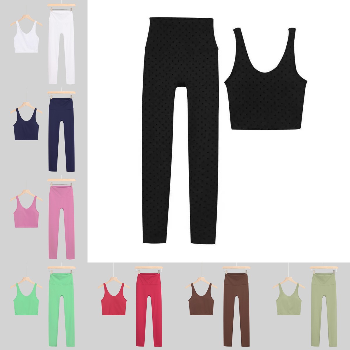 Yoga Y Fitness - Designer Women Yoga Set U-shaped Bra