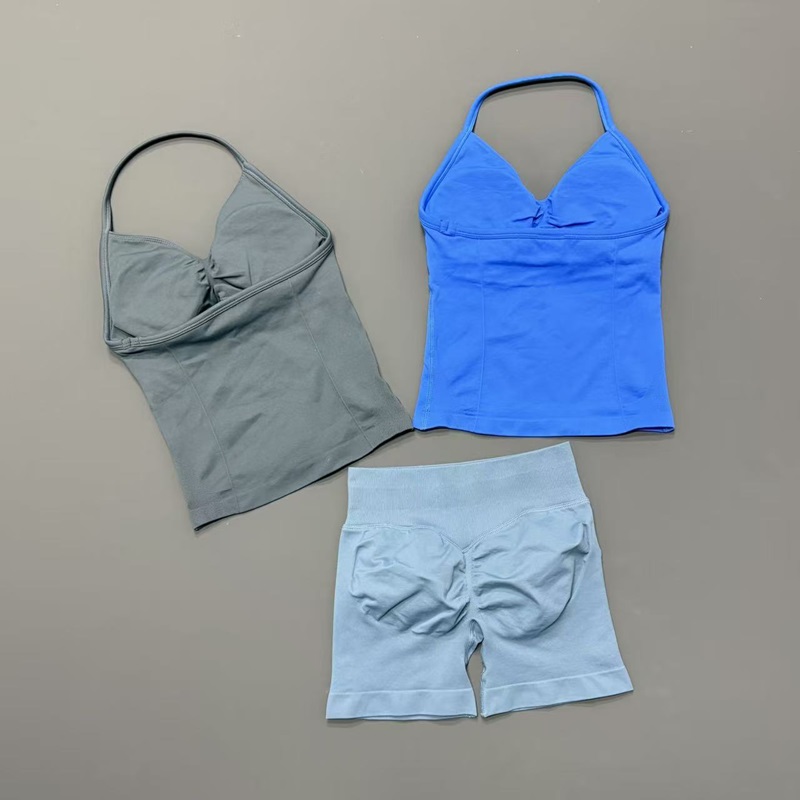 2 Piece Gym Set Women Seamless - Yoga Y Fitness ulasan dan harga