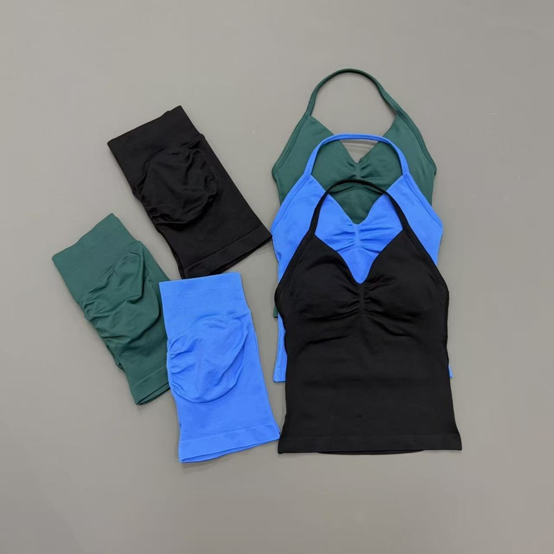 2 Piece Gym Set Women Seamless - Yoga Y Fitness ulasan dan harga