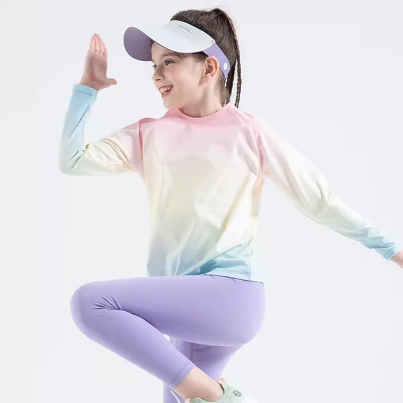 Children's Yoga Shirts Long Sl - Yoga Fitness Girl ulasan dan harga