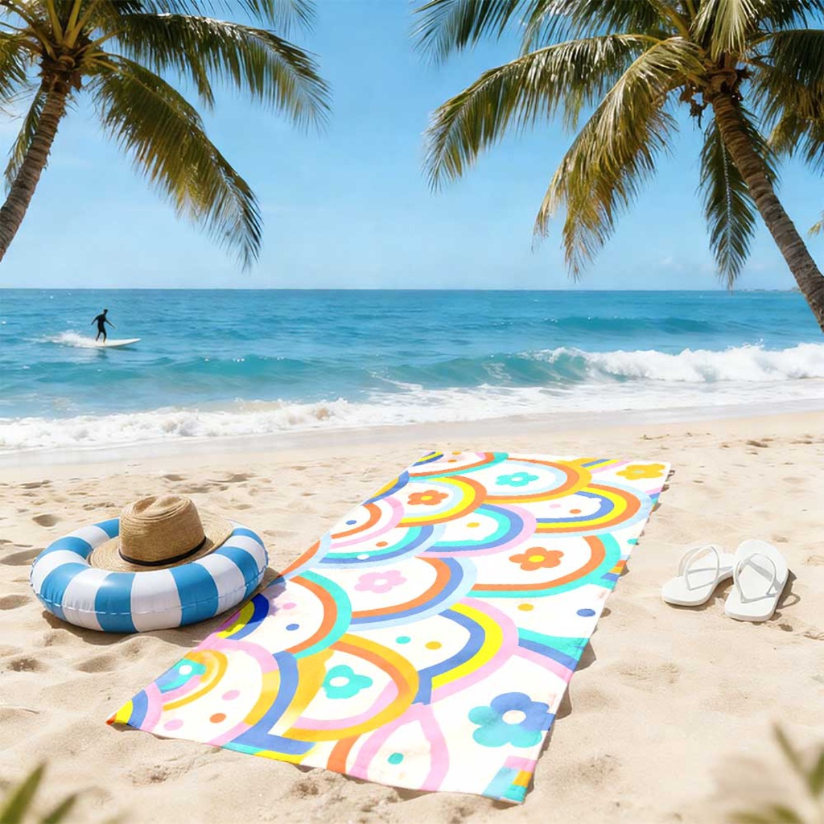 One Beach Towel That Is Reusab - Yoga Of Fitness ulasan dan harga