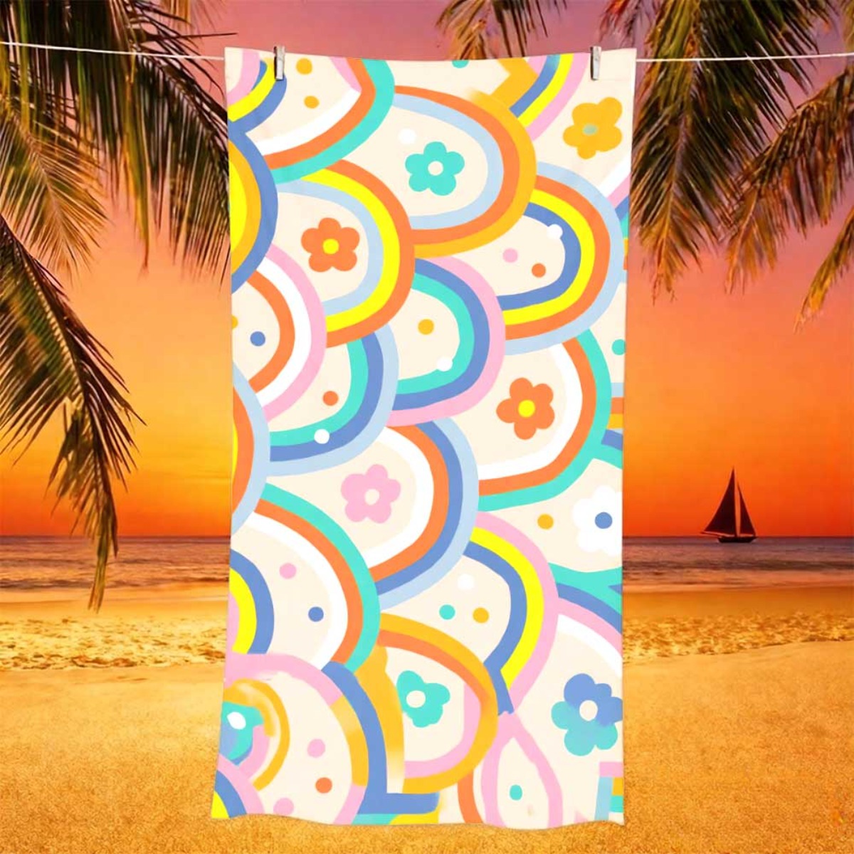 One Beach Towel That Is Reusab - Yoga Of Fitness ulasan dan harga