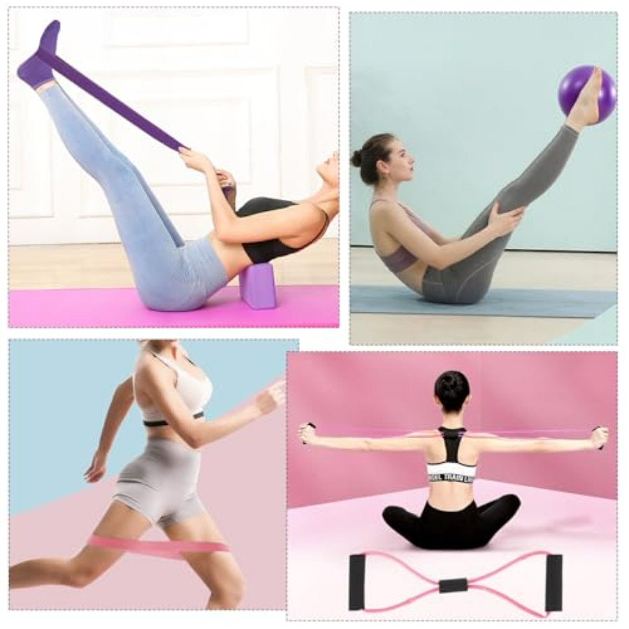21 Pcs Pilates Ring Circle Set - Pilates Ring Circle ulasan dan harga