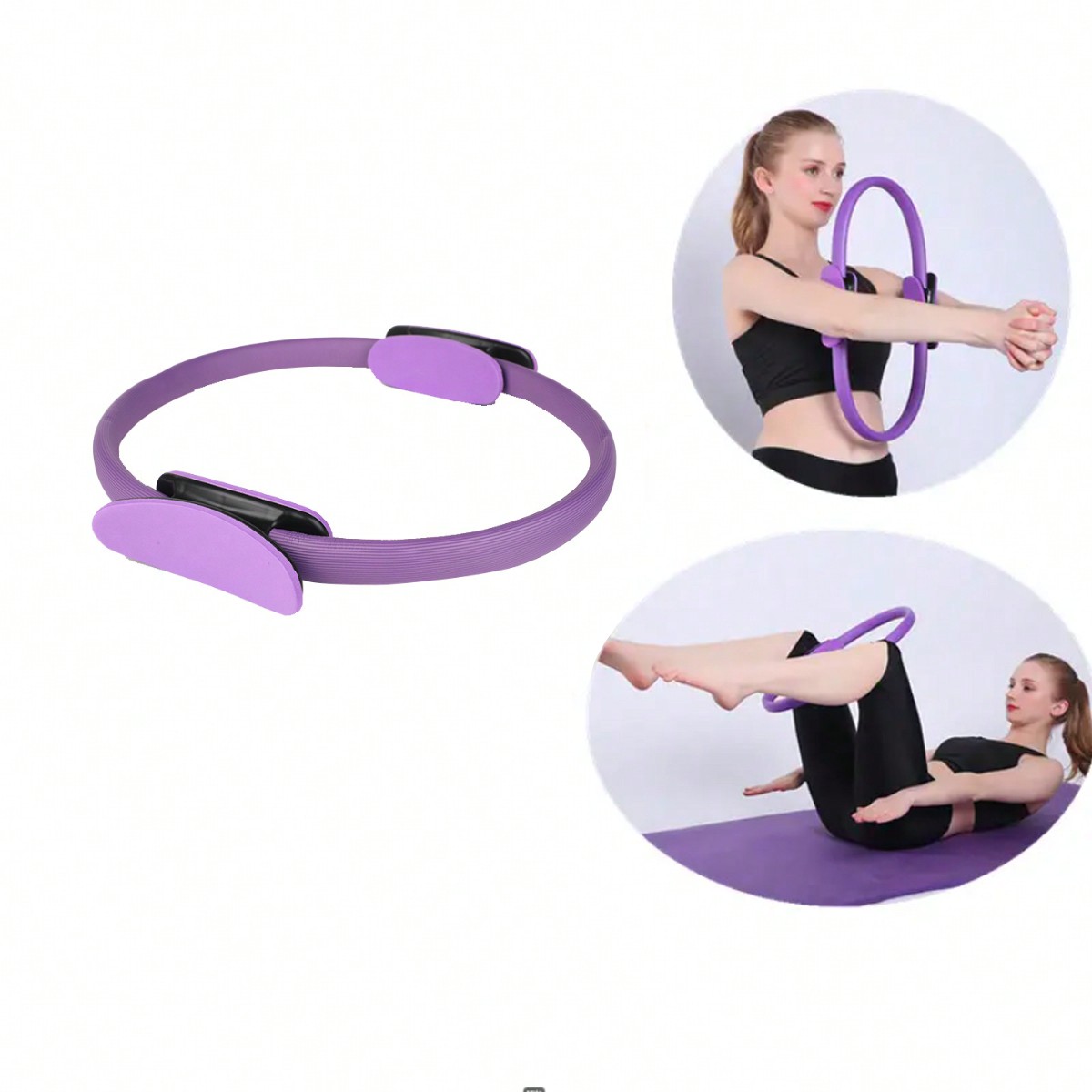 1pc PVC Pilates yoga circle mu - Pilates Ring Circle ulasan dan harga