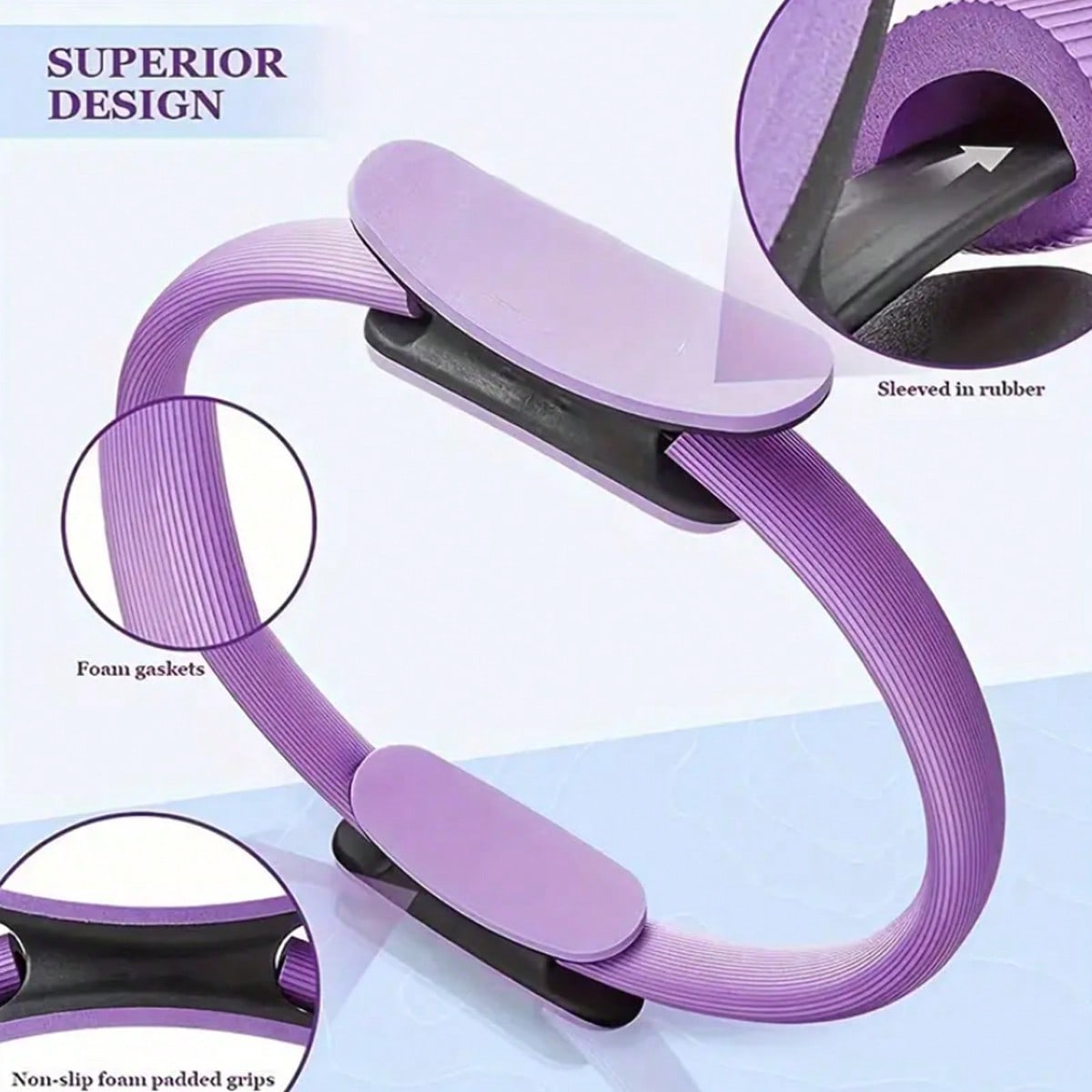1pc PVC Pilates yoga circle mu - Pilates Ring Circle ulasan dan harga