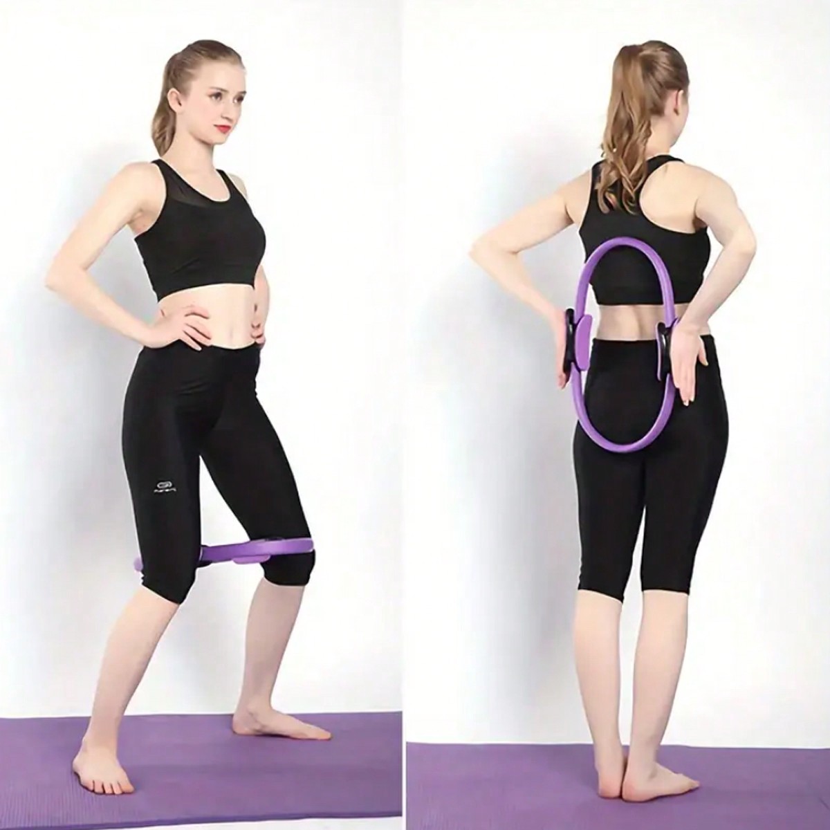 1pc PVC Pilates yoga circle mu - Pilates Ring Circle ulasan dan harga