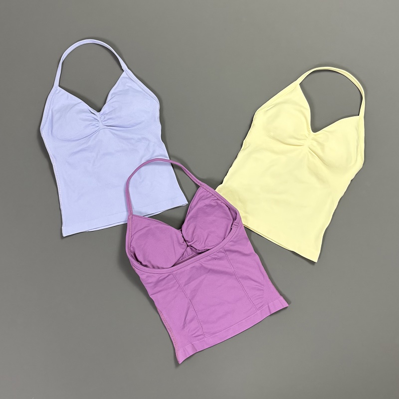 Sports Tank Top Women Halter V - Yoga Fitness Tapis ulasan dan harga