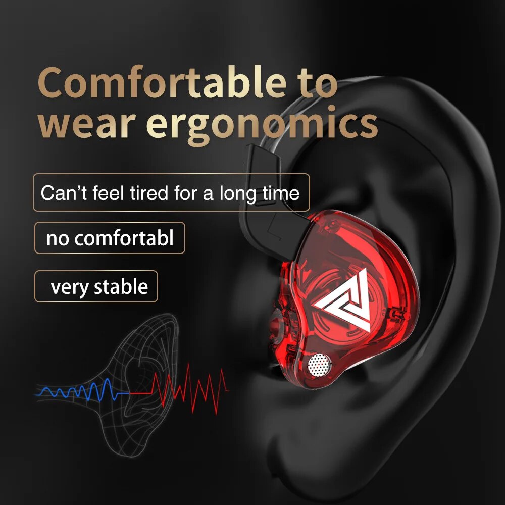 Original QKZ AK6 HiFi Surround - Yoga Fitness Bar ulasan dan harga