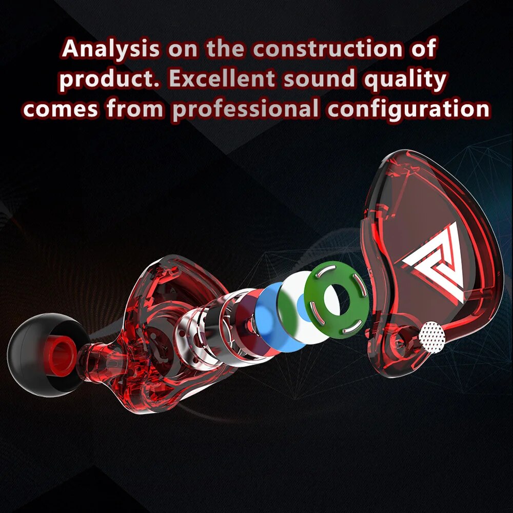 Original QKZ AK6 HiFi Surround - Yoga Fitness Bar ulasan dan harga