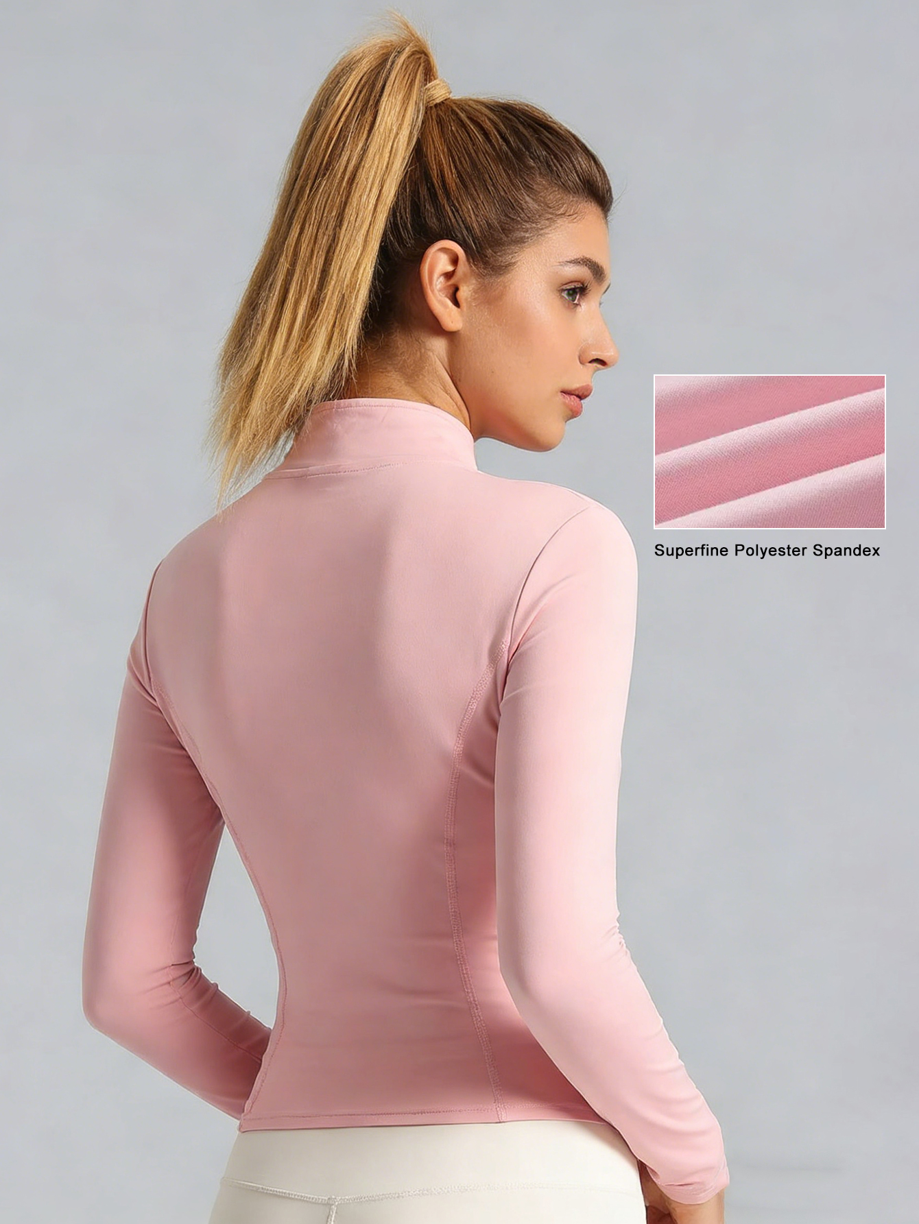 New Women Light pink Yoga Coat - Yoga Fitness Women ulasan dan harga
