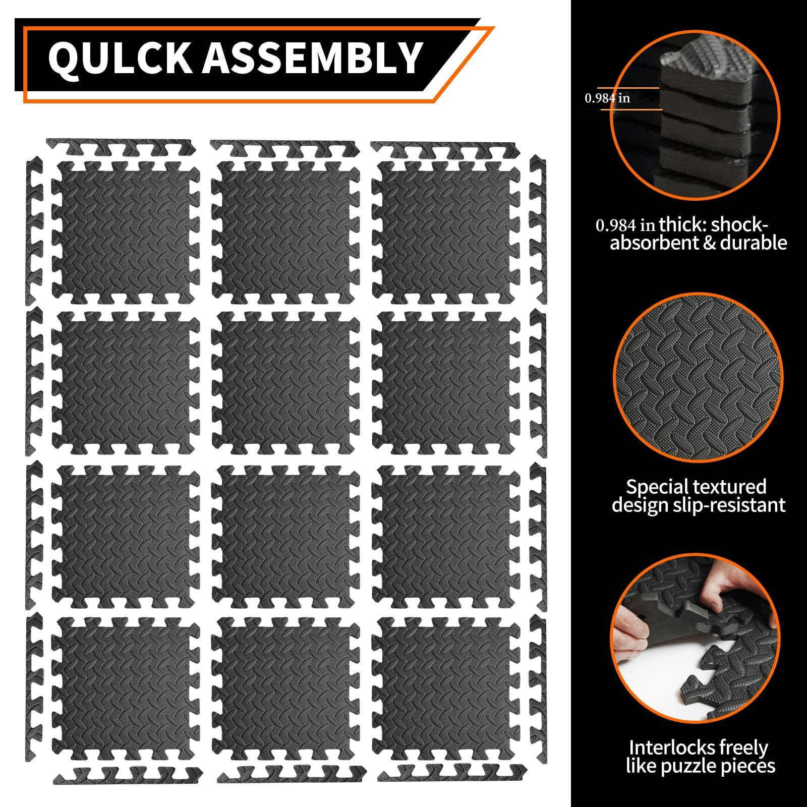 30x30x2.5CM Thickened Yoga Puz - Yoga Fitness Rooms ulasan dan harga