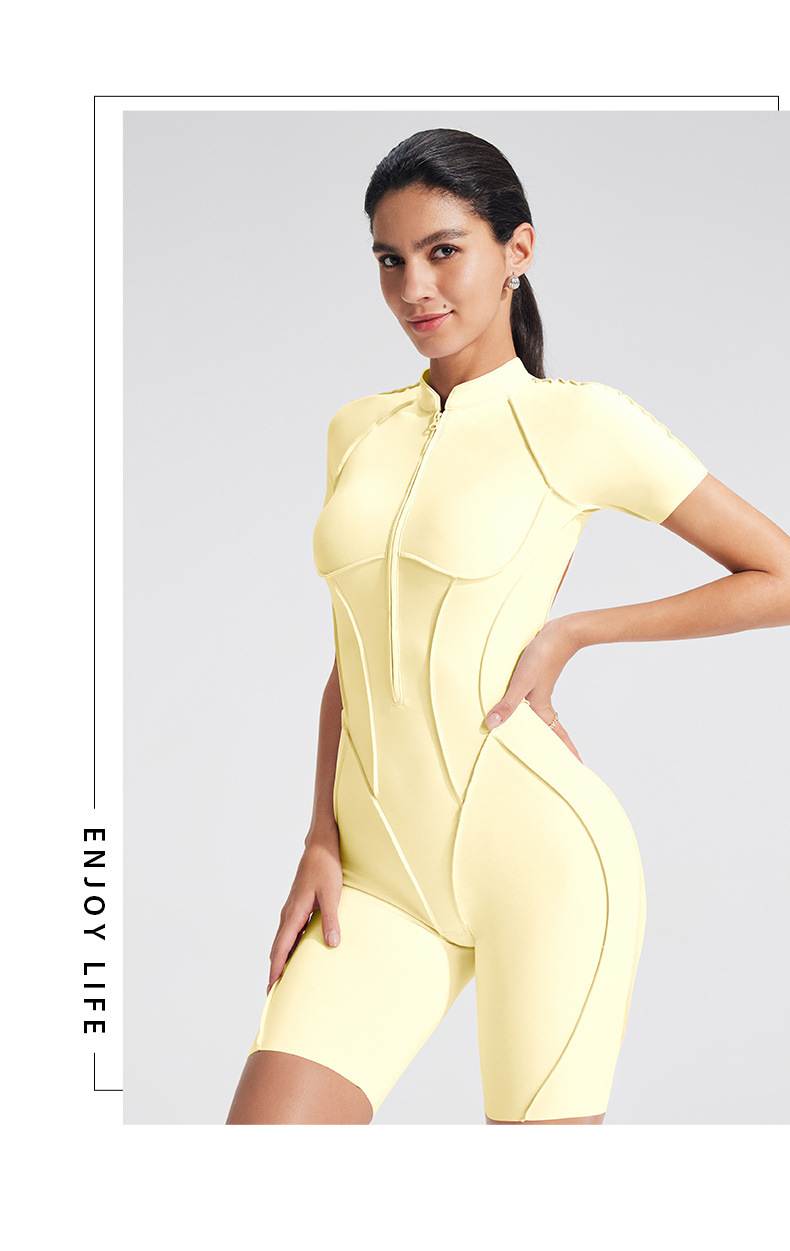 Sanding Yoga Jumpsuit Hollow-O - Yoga Fitness Girl ulasan dan harga