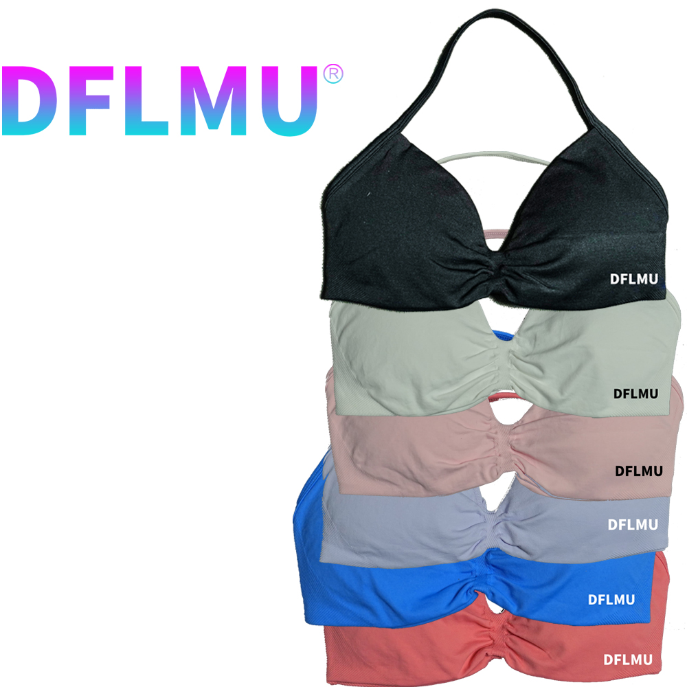 DFLMU Women Halter Sports Bra  - Yoga Fitness Tapis ulasan dan harga