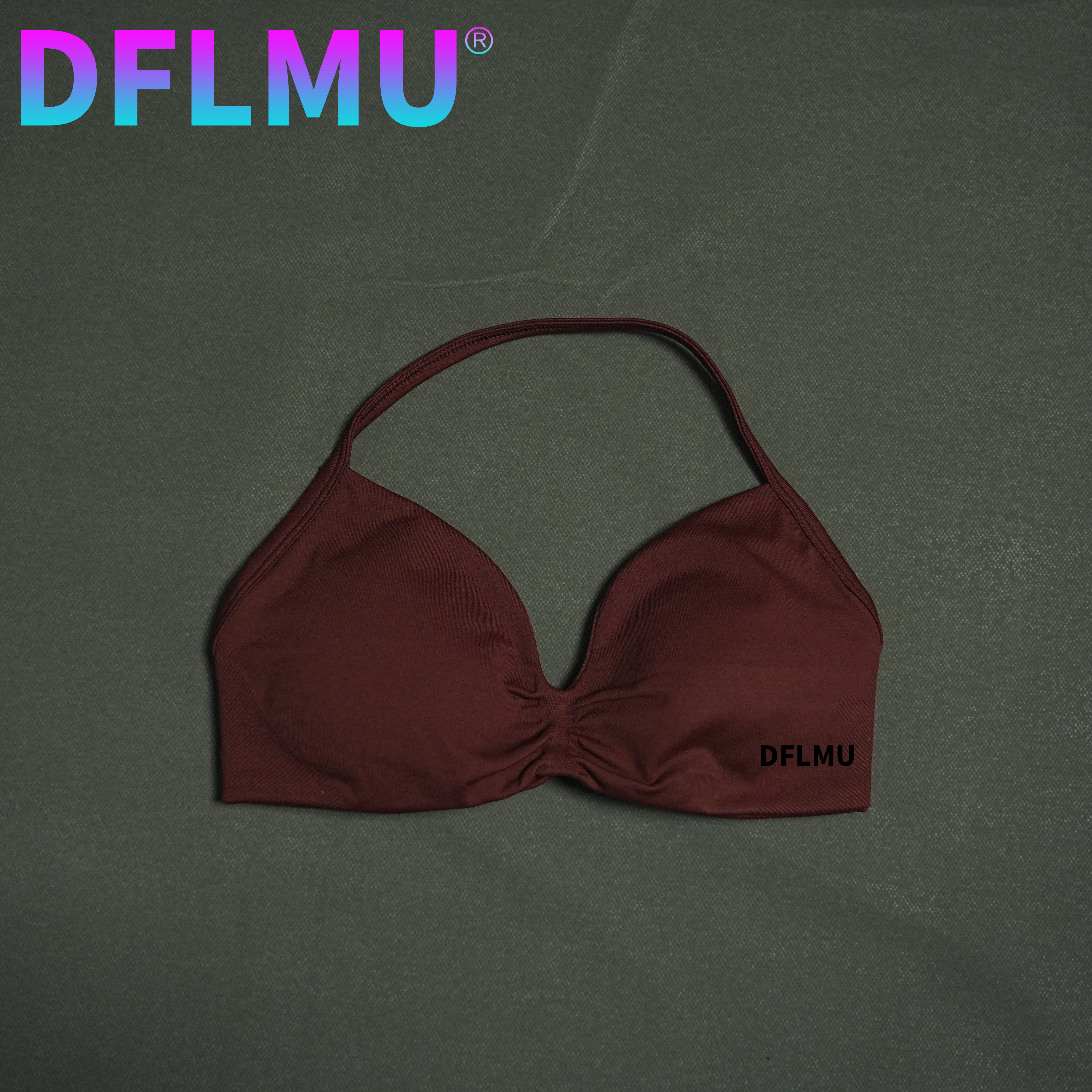 DFLMU Women Halter Sports Bra  - Yoga Fitness Tapis ulasan dan harga