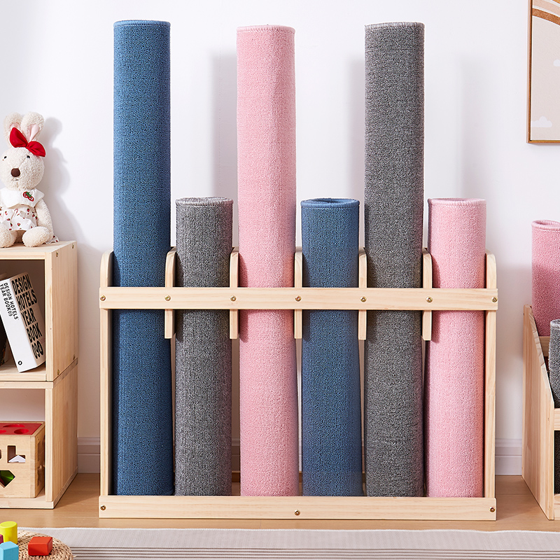 Solid Wood Floor Storage Rack  - Yoga Fitness Gear ulasan dan harga