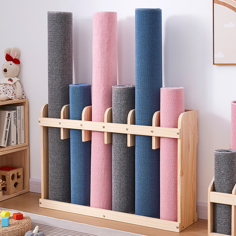 Solid Wood Floor Storage Rack  - Yoga Fitness Gear ulasan dan harga