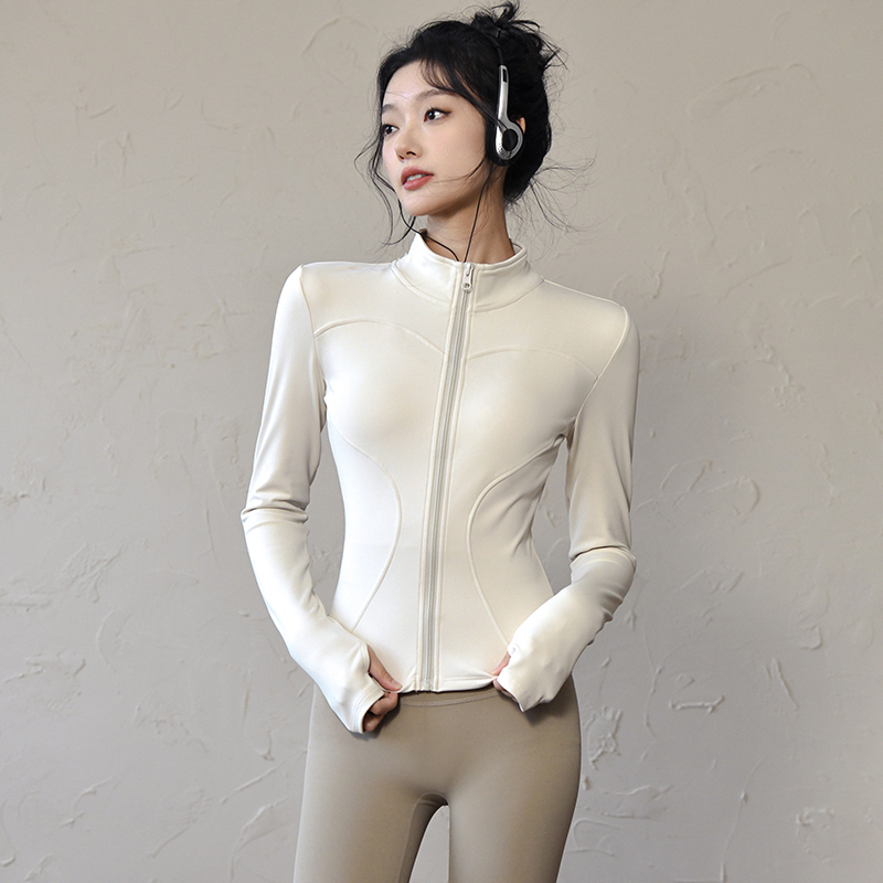 Long Sleeve Sports Jacket Wome - Yoga Fitness Women ulasan dan harga