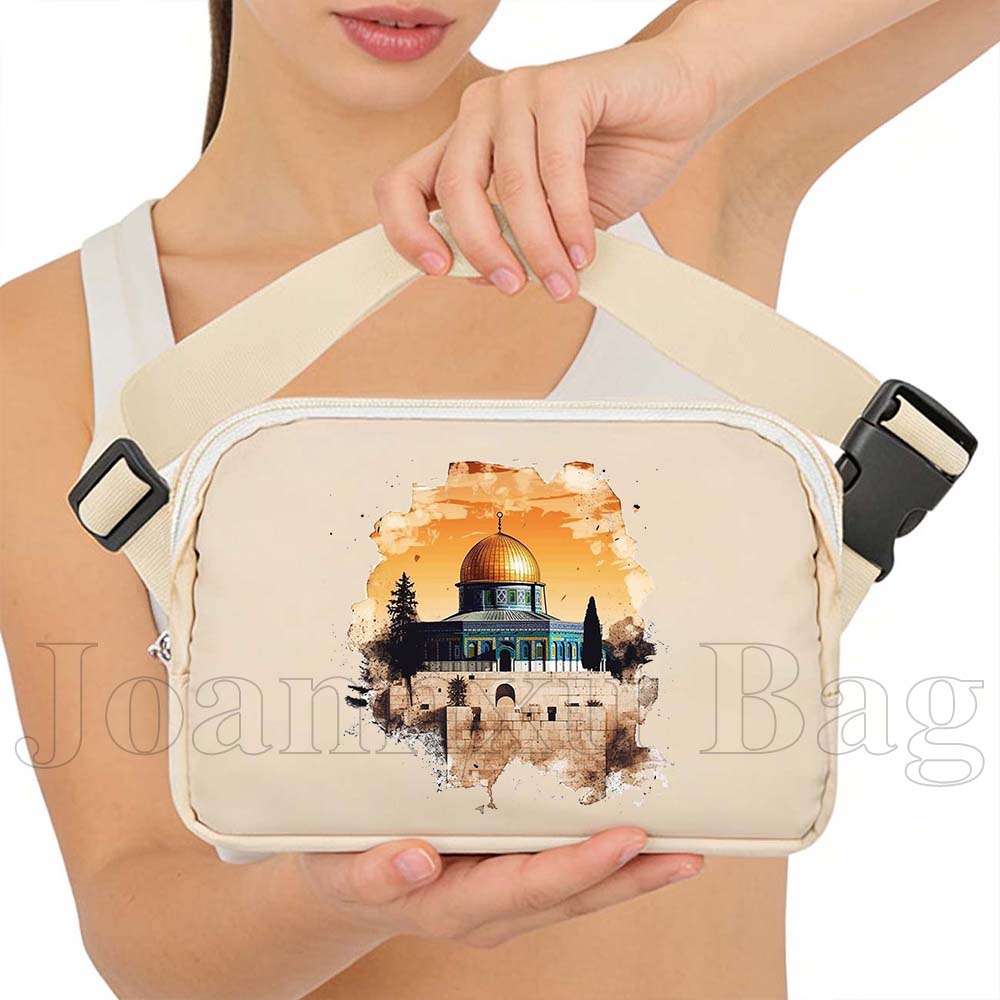 Beige Fashion Yoga Fanny Pack  - Yoga Fitness Girl ulasan dan harga