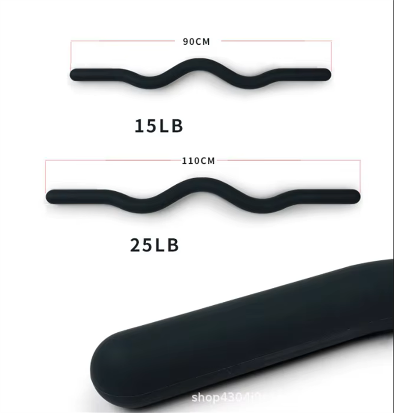 15LB Soft Toning Barbell, Non- - Yoga Fitness Bar ulasan dan harga
