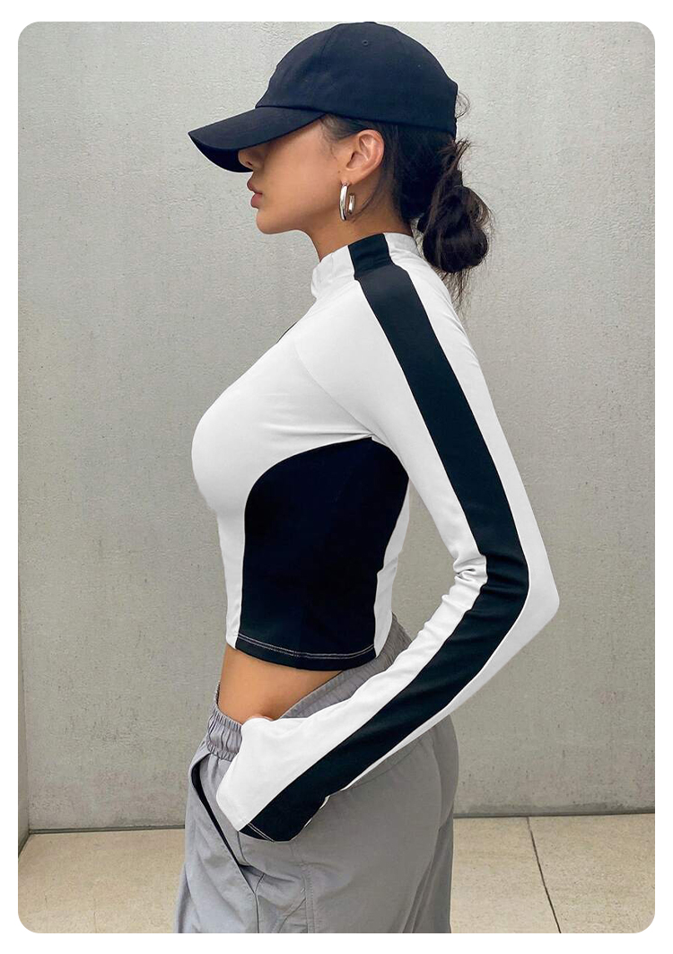 Yoga Clothes Stand Up Collar J - Yoga Fitness Women ulasan dan harga