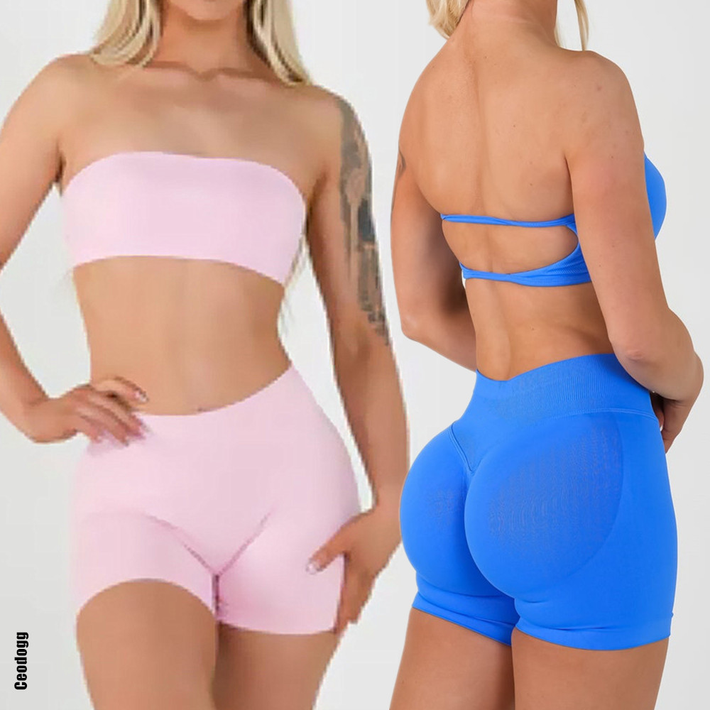 Nologo DDmpact Bandeau Gym Wea - Yoga Fitness Youtube ulasan dan harga