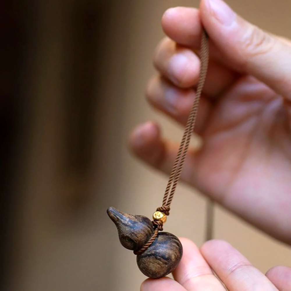 Handcarved Sandalwood Gourd Ne - Zen Yoga Fitness ulasan dan harga