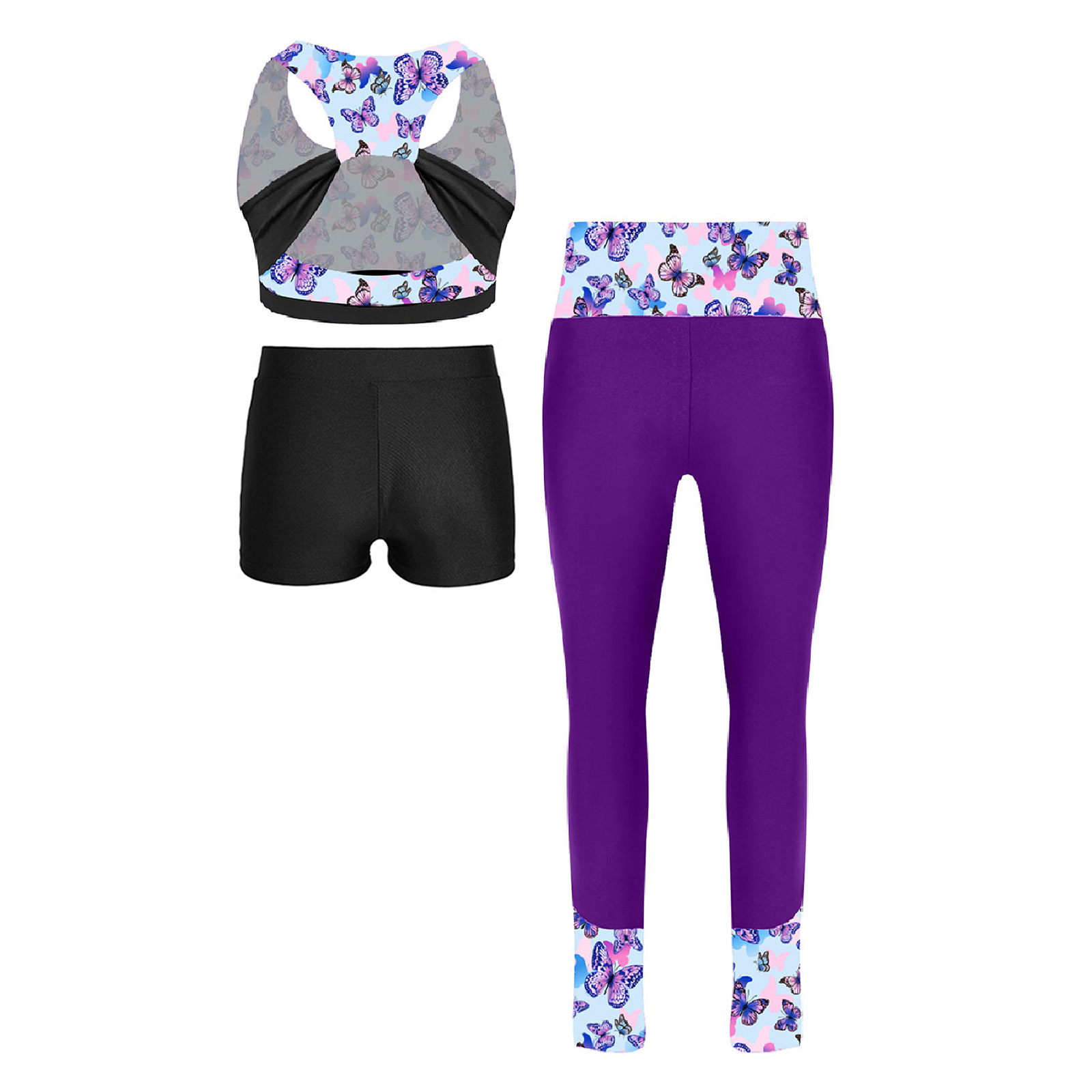Children's Three Piece Fitness - Yoga Fitness Girl ulasan dan harga