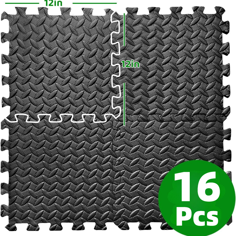 Fitness Interlocking Foam Mats - Yoga Fitness Rooms ulasan dan harga