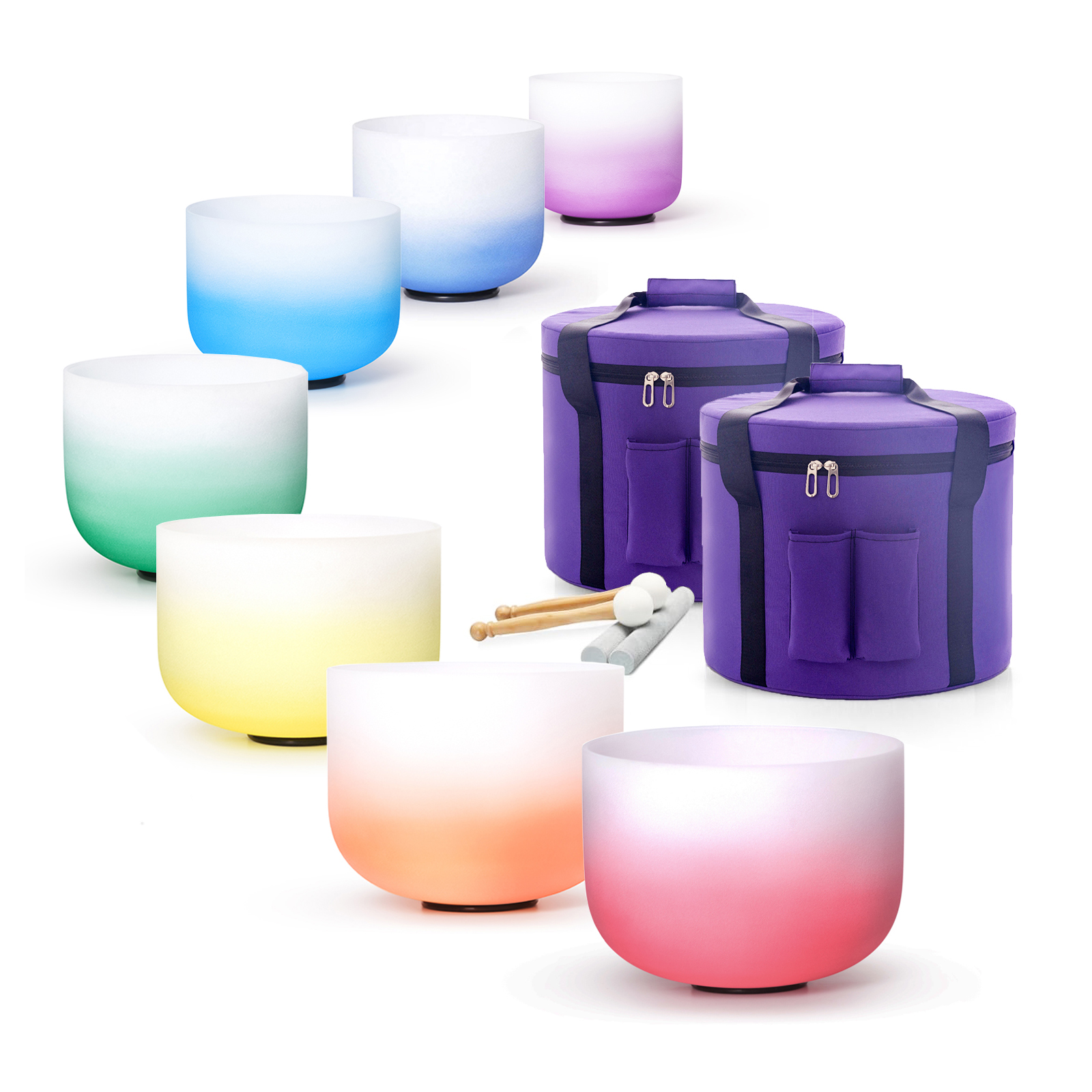 440/432HZ Color Chakra Frosted - Yoga Y Fitness ulasan dan harga