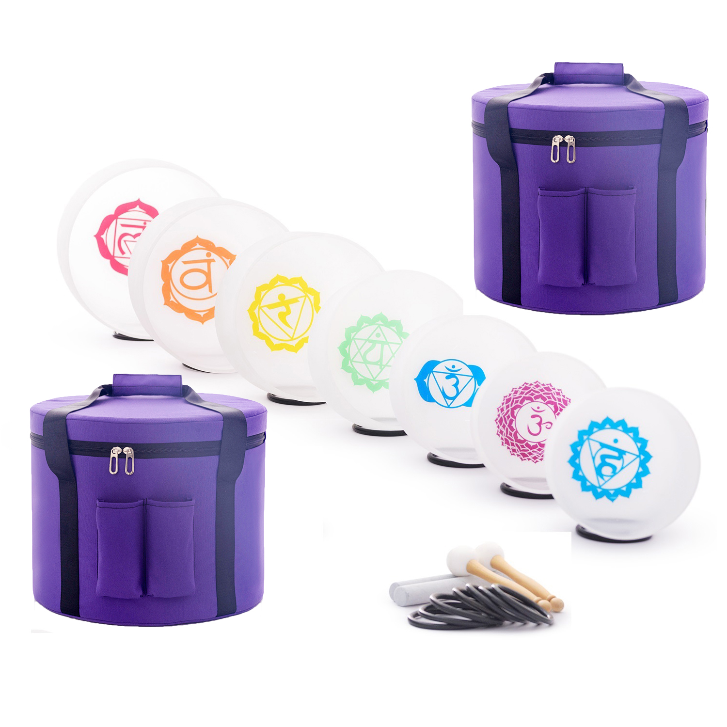 440/432HZ Color Chakra Frosted - Yoga Y Fitness ulasan dan harga
