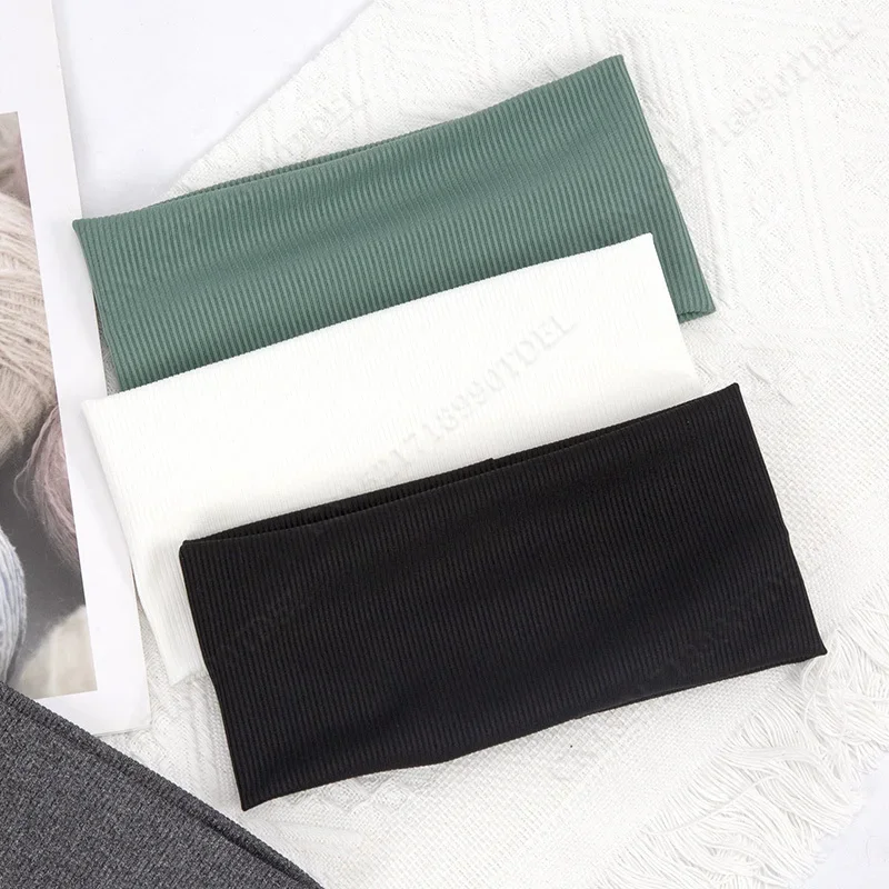 Elastic Solid Color Hair Bands - Yoga Fitness Girl ulasan dan harga