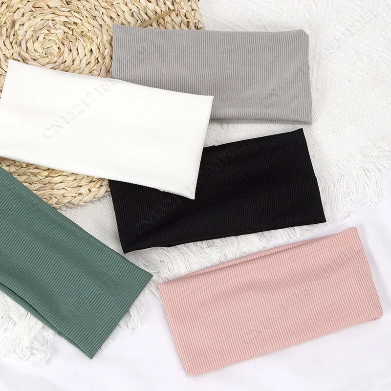 Elastic Solid Color Hair Bands - Yoga Fitness Girl ulasan dan harga