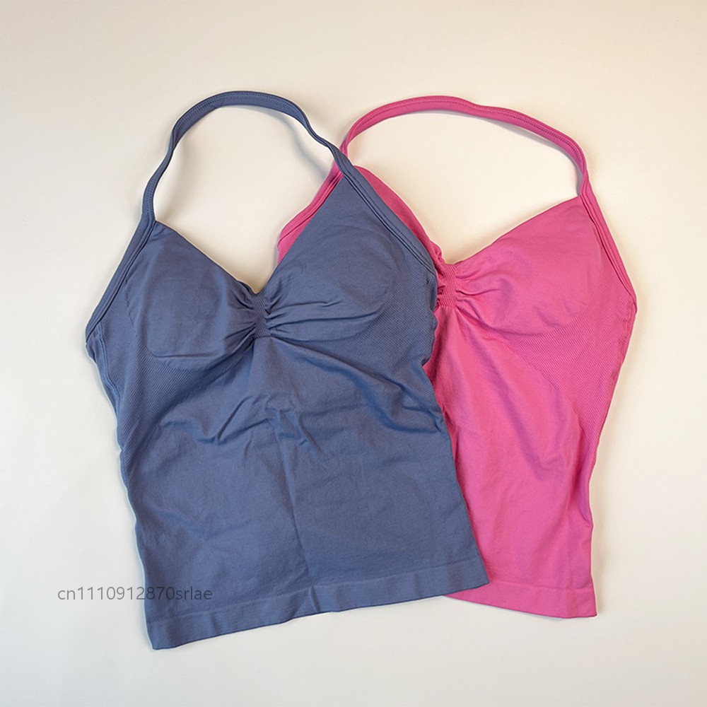 Women's Seamless Halter Strapp - Yoga Fitness Tapis ulasan dan harga