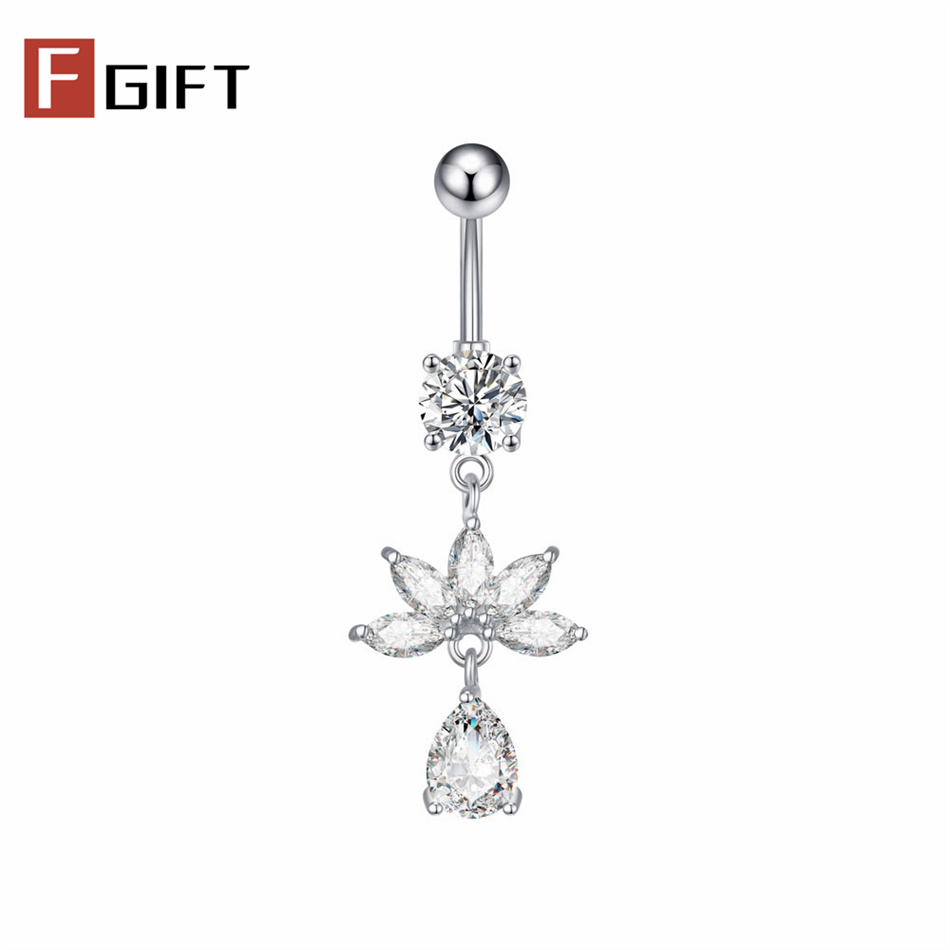 Zircon Yoga Lotus Flower Dangl - Yoga Fitness Bar ulasan dan harga