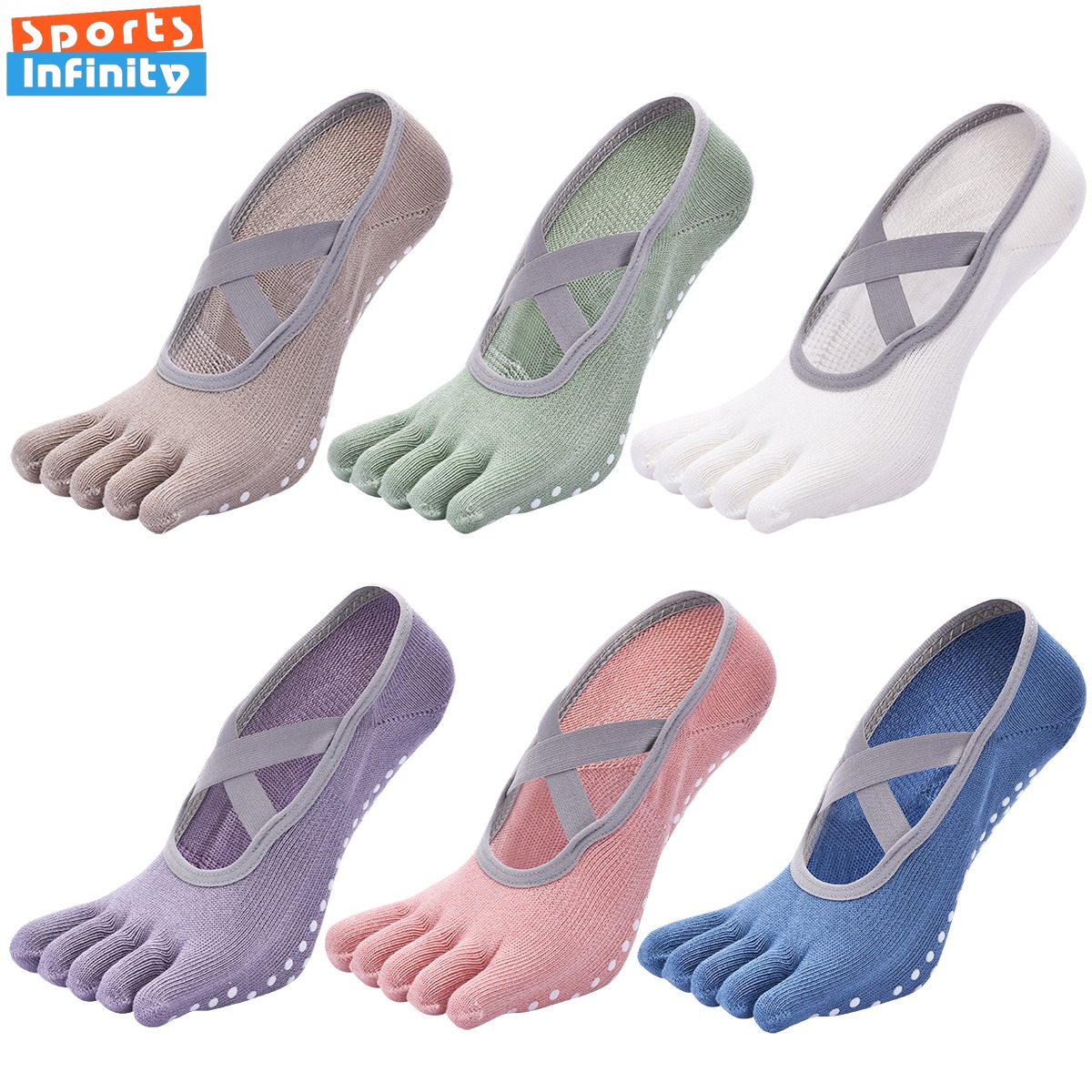 Women's Strap Five Finger Anti - Yoga Fitness Girl ulasan dan harga