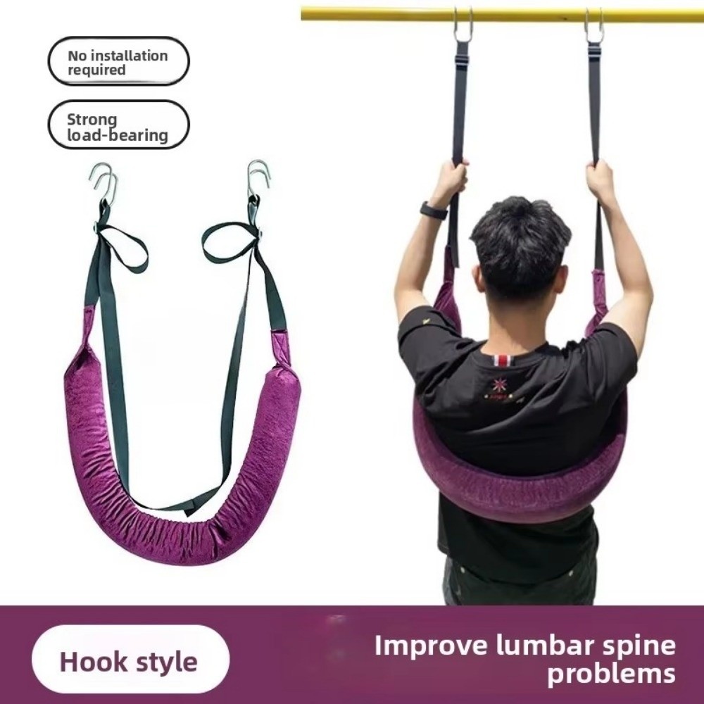 Hanging Traction Belt Waist Su - Yoga Fitness Bar ulasan dan harga