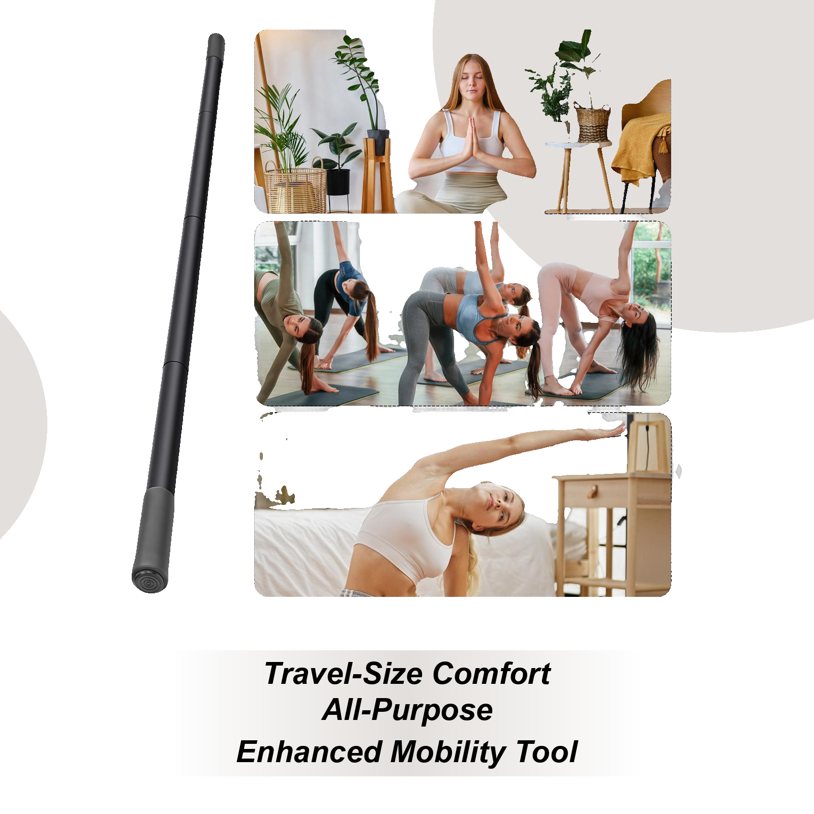 Exercise Pole Multifunctional  - Yoga Fitness Bar ulasan dan harga