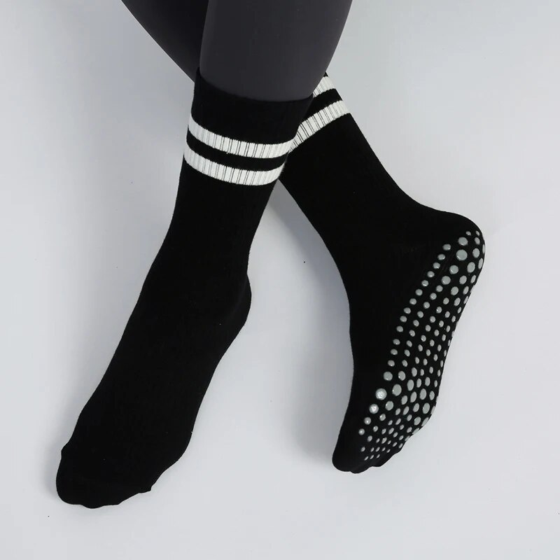 Mid-tube Women Pilates Socks B - Yoga Fitness Youtube ulasan dan harga