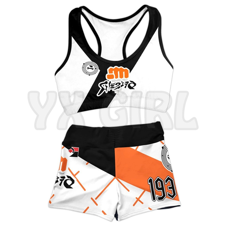 Fighting Uniform  3D Printed A - Yoga Fitness Girl ulasan dan harga