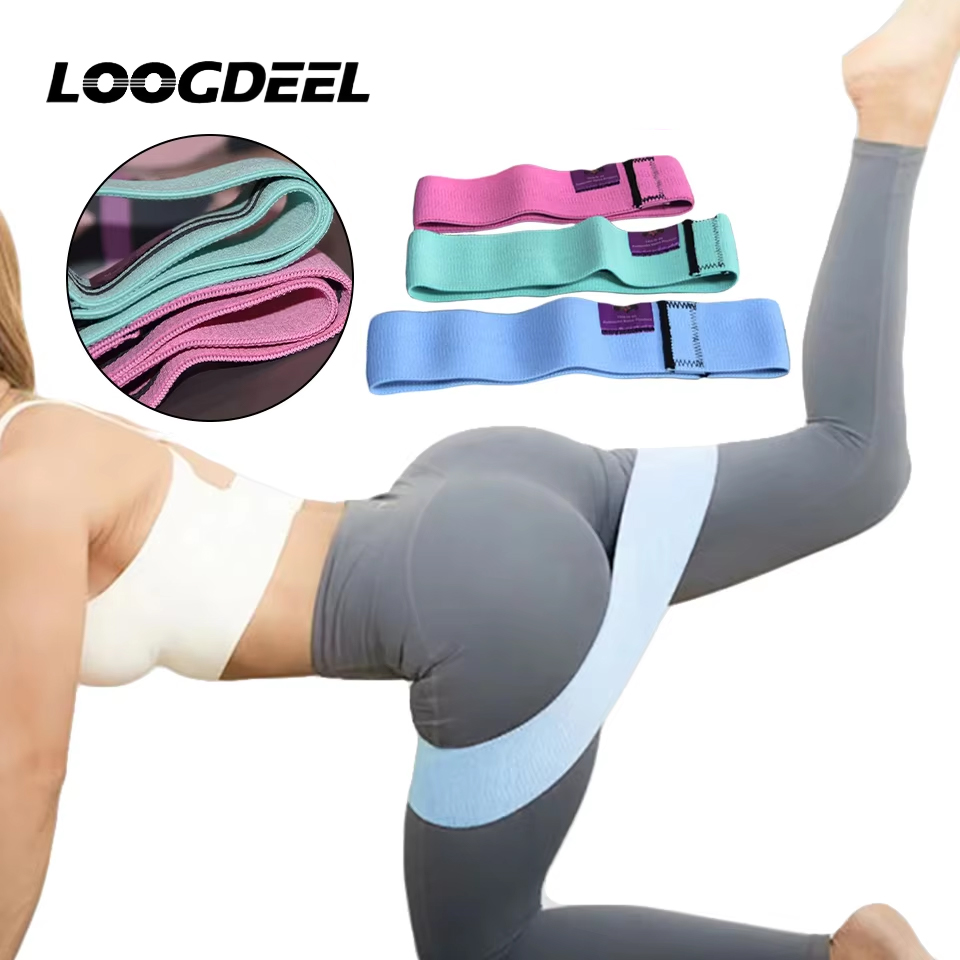 LOOGDEEL 3Pcs/Set Exercise Res - Yoga Fitness Gear ulasan dan harga
