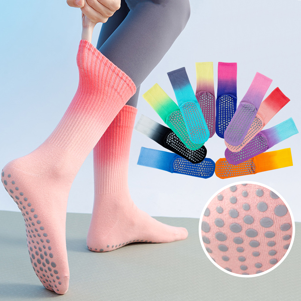 Colourful Women Sports Socks C - Yoga Fitness Youtube ulasan dan harga