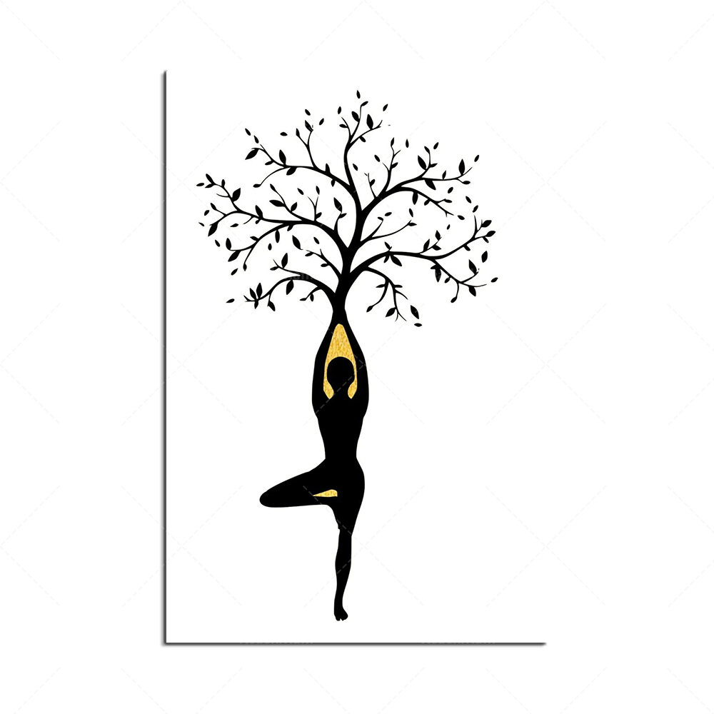 Yoga Poses Poster Meditation Z - Zen Yoga Fitness ulasan dan harga