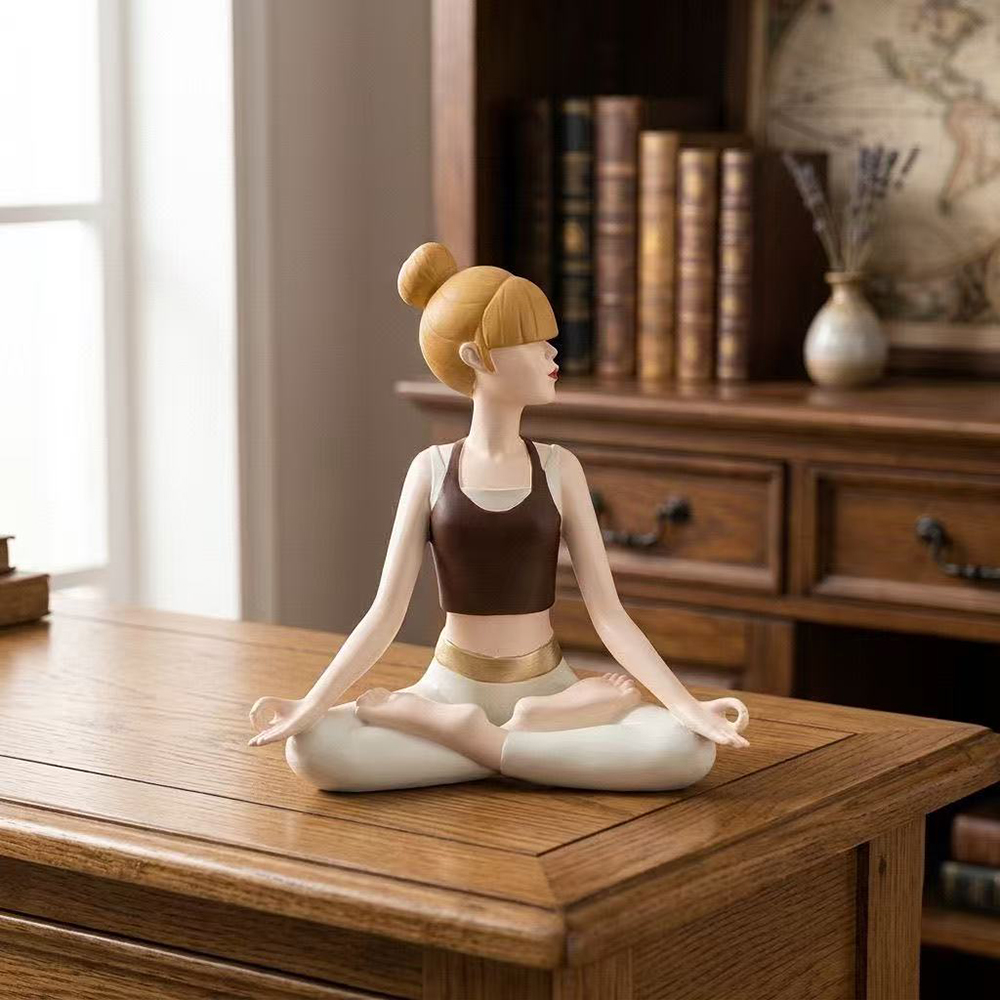 Yoga Girl Statue, Sandstone Te - Zen Yoga Fitness ulasan dan harga