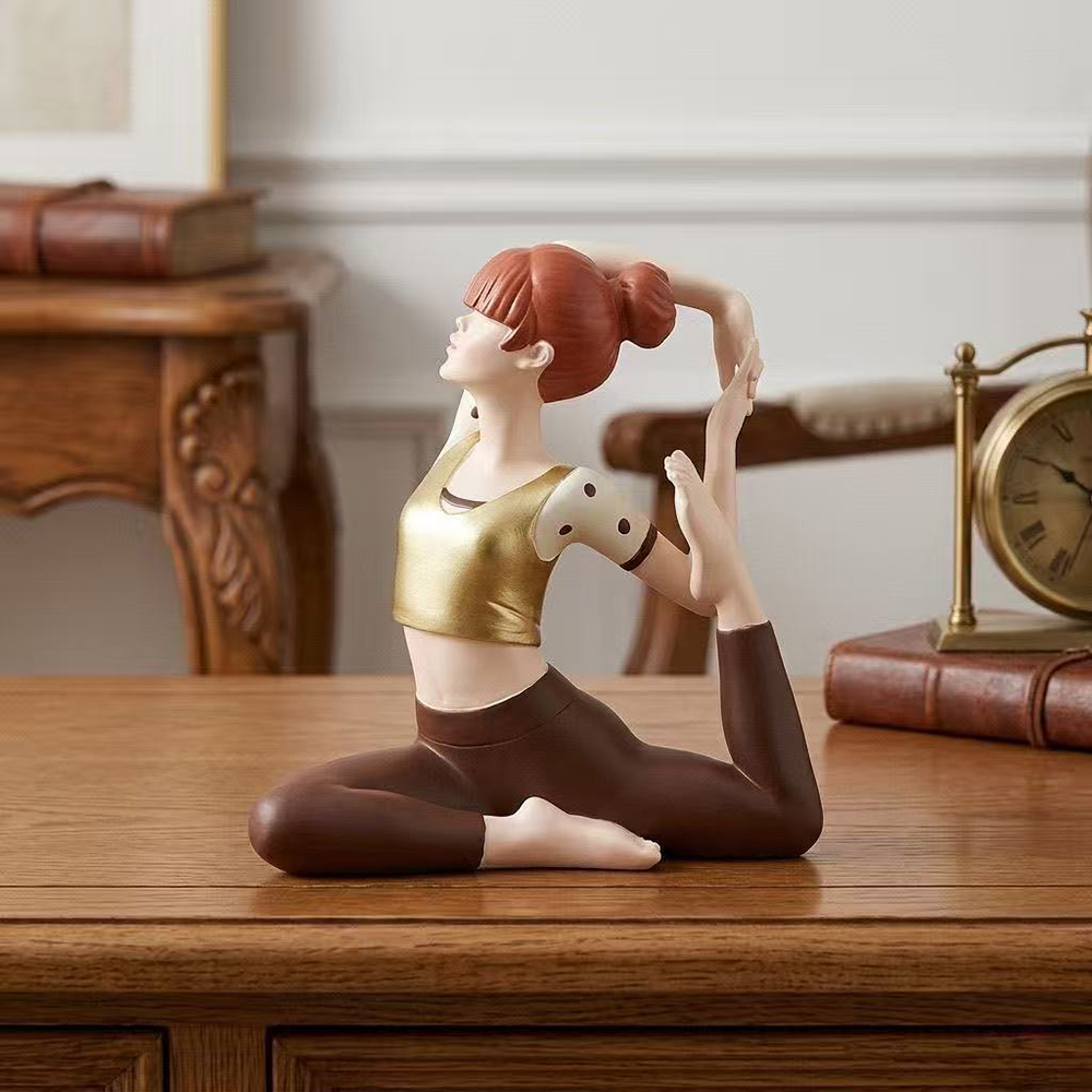 Yoga Girl Statue, Sandstone Te - Zen Yoga Fitness ulasan dan harga